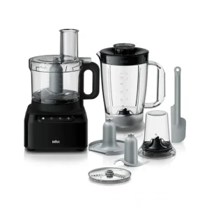 Braun FP-3132 Pure Ease Food Processor, 800W, 1.2 L Blender, 2.1 L Bowl