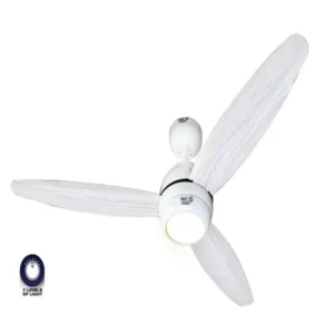 PAK Fans Elegance AC/DC Solar 56-Inch Ceiling Fan With Light