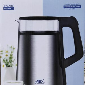 Anex AG-4066 1.5-Ltr Deluxe Kettle, 1350 watts