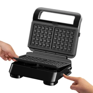 Braun SM5038 Snack Maker, Sandwich+Waffle+Grill 800W, 3 Sets Of Plates