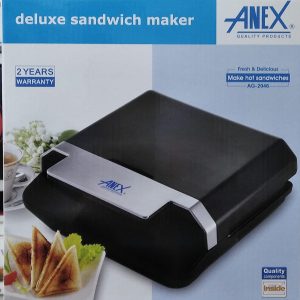 Anex AG-2046 2 Slice Sandwich Maker, 750W