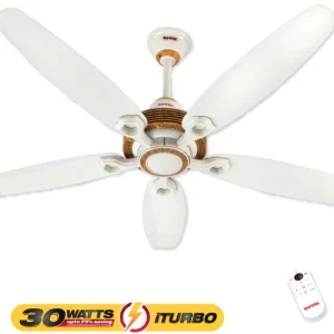 Royal Nova 5 Blade Inverter 30 Watts iTurbo Ceiling Fan, Size 56″