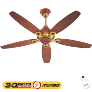 Royal Ornament Inverter 30 Watts ITurbo Ceiling Fan, Size 56"