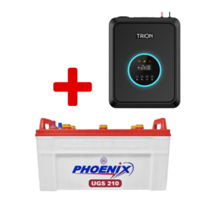 Trion Connect-1201 1000W Inverter UPS + Phoenix Battery UGS-210 170Ah 23-Plate - 4 hours backup-cmb1