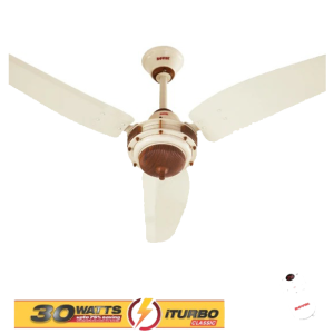 Royal Imperial Ceiling Fan Solar Inverter 30W, (Offwhite-Sheesham)