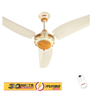 Royal Imperial Ceiling Fan Solar Inverter 30W, (Offwhite-Pine)