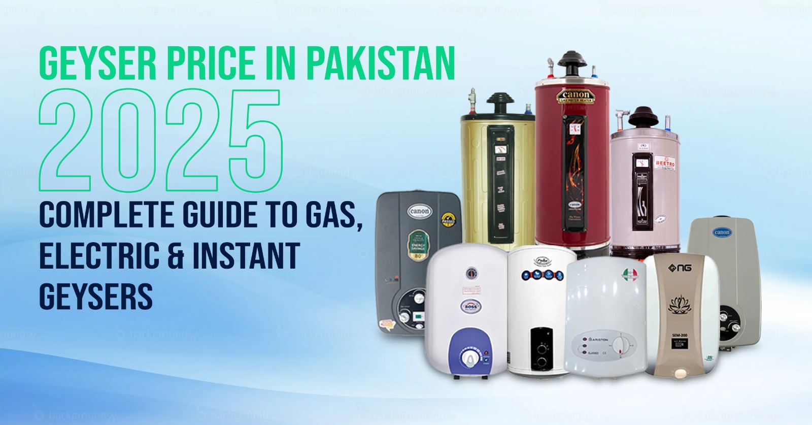 Geyser Prices in Pakistan 2025