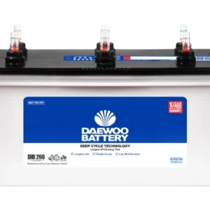 Daewoo DIB 260 220Ah Deep Cycle Battery, Tubular Type