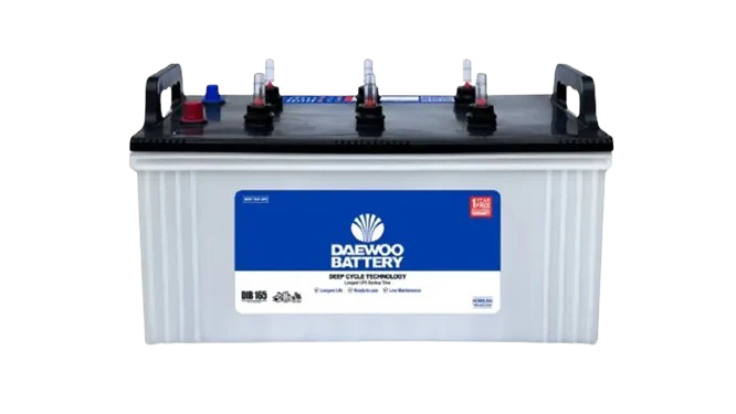 Daewoo DIB 165 115Ah Deep Cycle Battery, Tubular Type