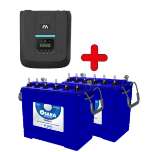 NS Pro 2202a 2000W Inverter UPS + 2 x Osaka HT-1800 Tubular Batteries 185Ah, 6 Hours Backup-cmb2